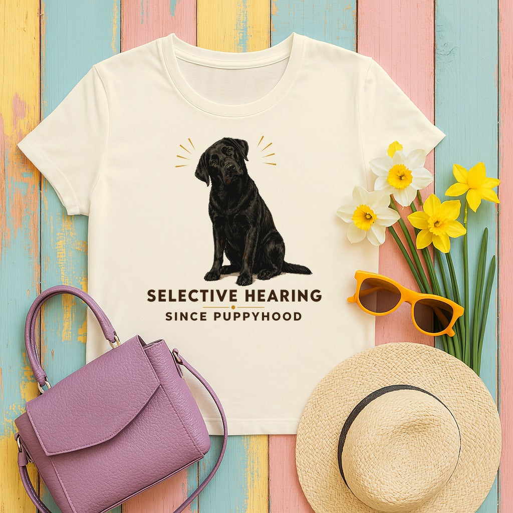 Selective Hearing Lab T-Shirt in Natural