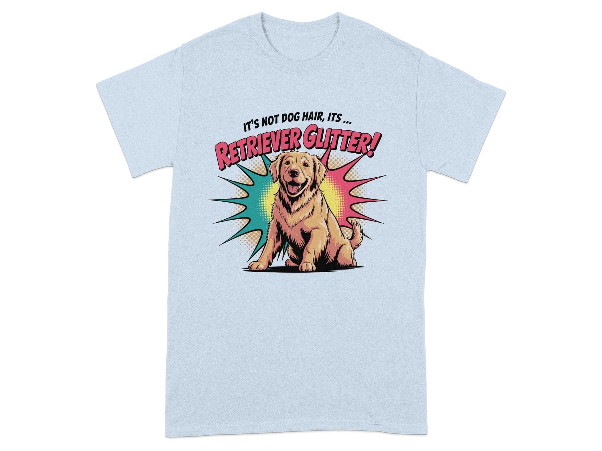 Retriever Glitter Dog Hair Funny T-Shirt product type