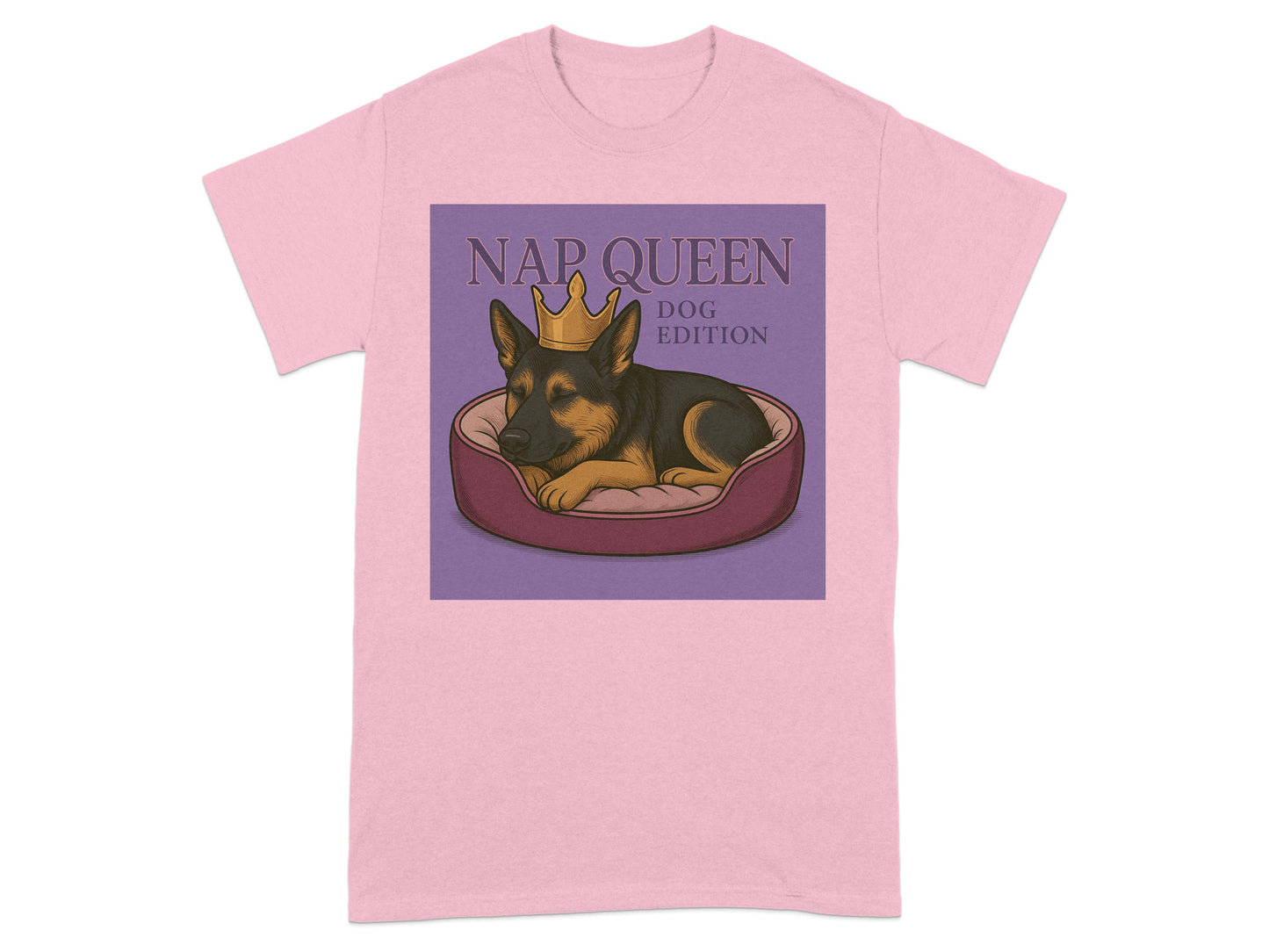 Nap Queen Dog Edition Pink Graphic T-shirt product