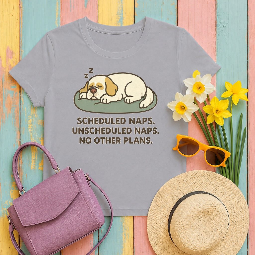 Clumber Scheduled Naps Tee in Athletic Heather