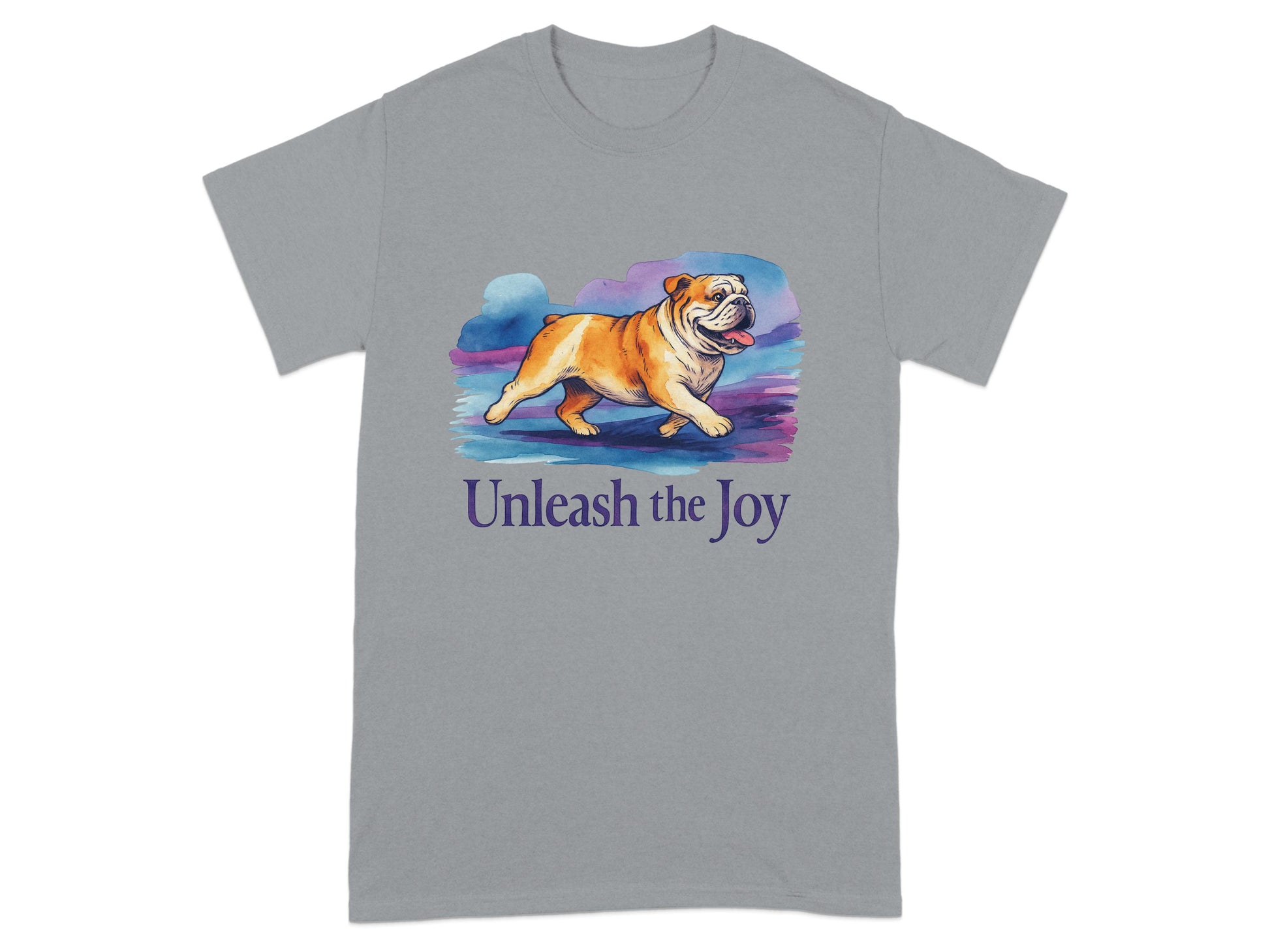 Unleash the Joy Bulldog Graphic Design Shirt product type