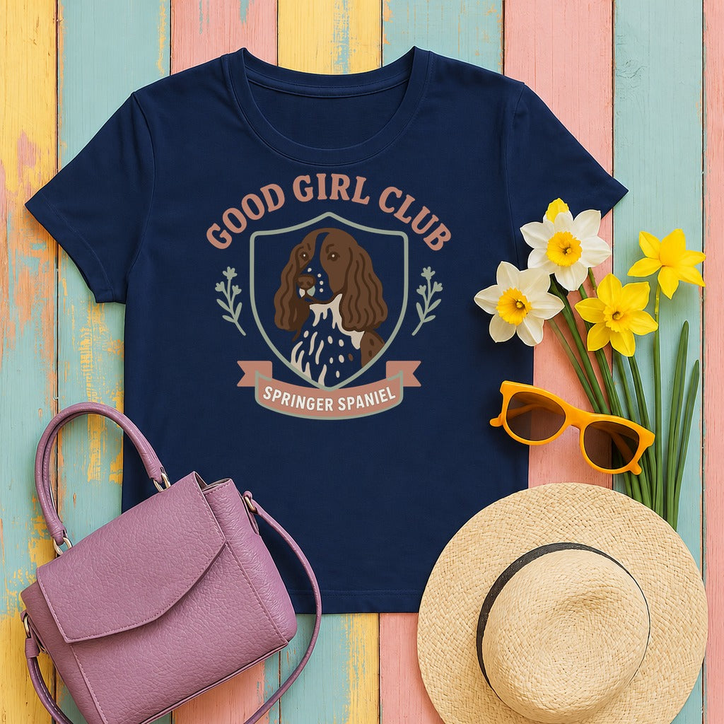 Springer Good Girl Club Tee flat lay hero