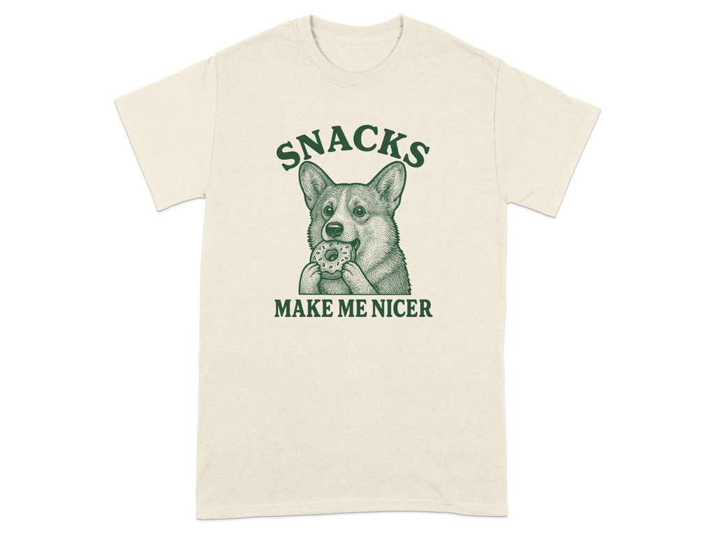 Snacks Make Me Nicer Graphic Tee Product