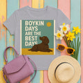 Boykin Spaniel Days Are the Best Days T-shirt in Athletic Heather