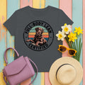 Full Body Lean Certified Chocolate Labrador Retriever T-Shirt in Charcoal