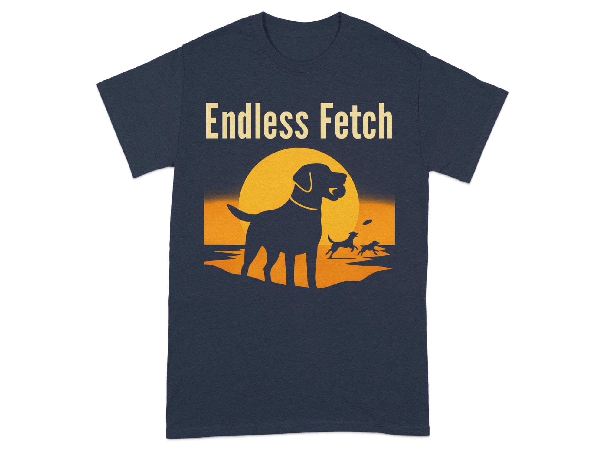 Endless Fetch Dog and Sunset Graphic T-Shirt product type