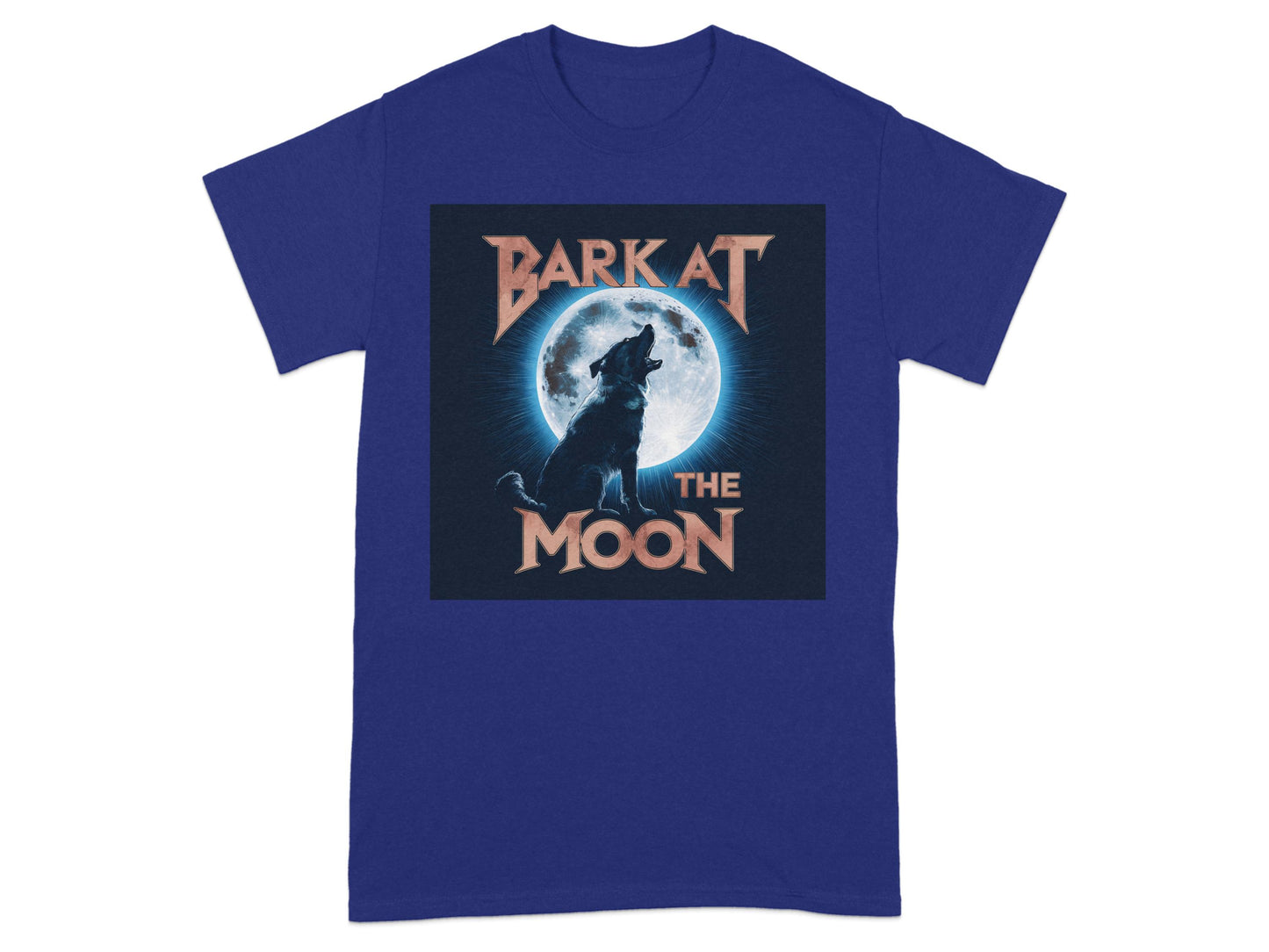 Bark At The Moon Wolf Howling Graphic T-shirt product