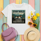 mig2 stay-wild-chase-squirrels-springer tee flat lay hero v8