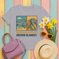 Weimaraner Outdoor Athlete Indoor Blanket Tee in Athletic Heather