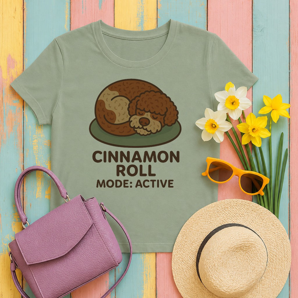 lagotto romagnolo cinnamon-roll tee flat lay hero