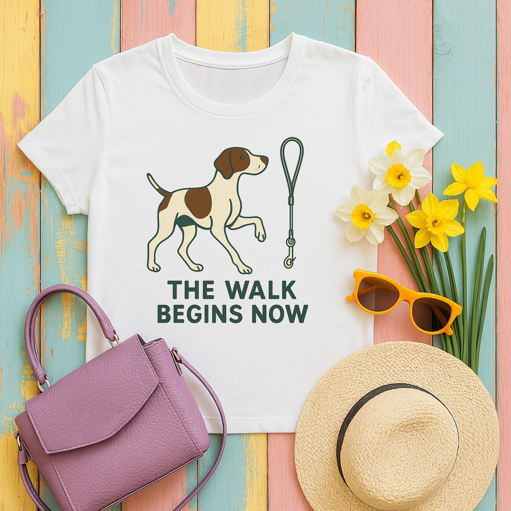 Pointer The Walk Begins Now T-shirt in White