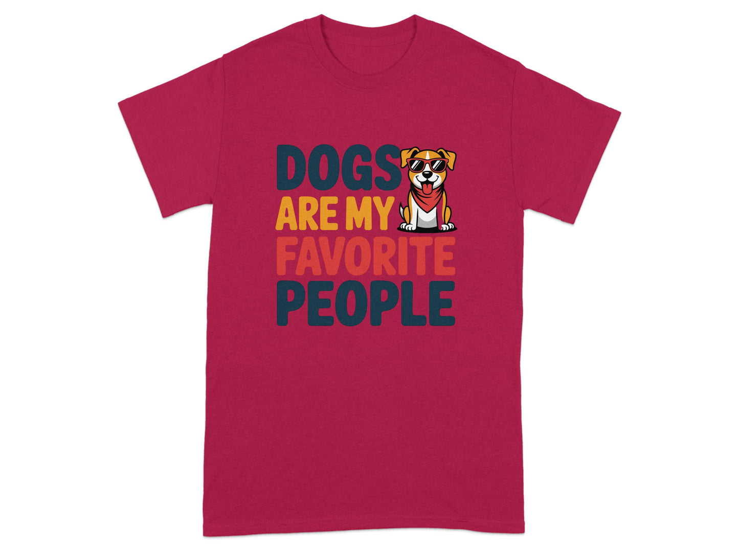 Dogs Are My Favorite People Graphic T-Shirt product type