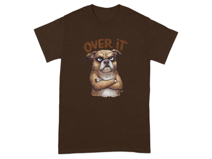 Over It Bulldog Graphic Short Sleeve T-shirt product