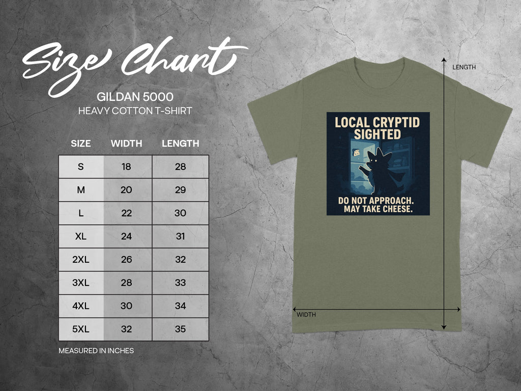 Local Cryptid Sighted Do Not Approach Funny Shirt