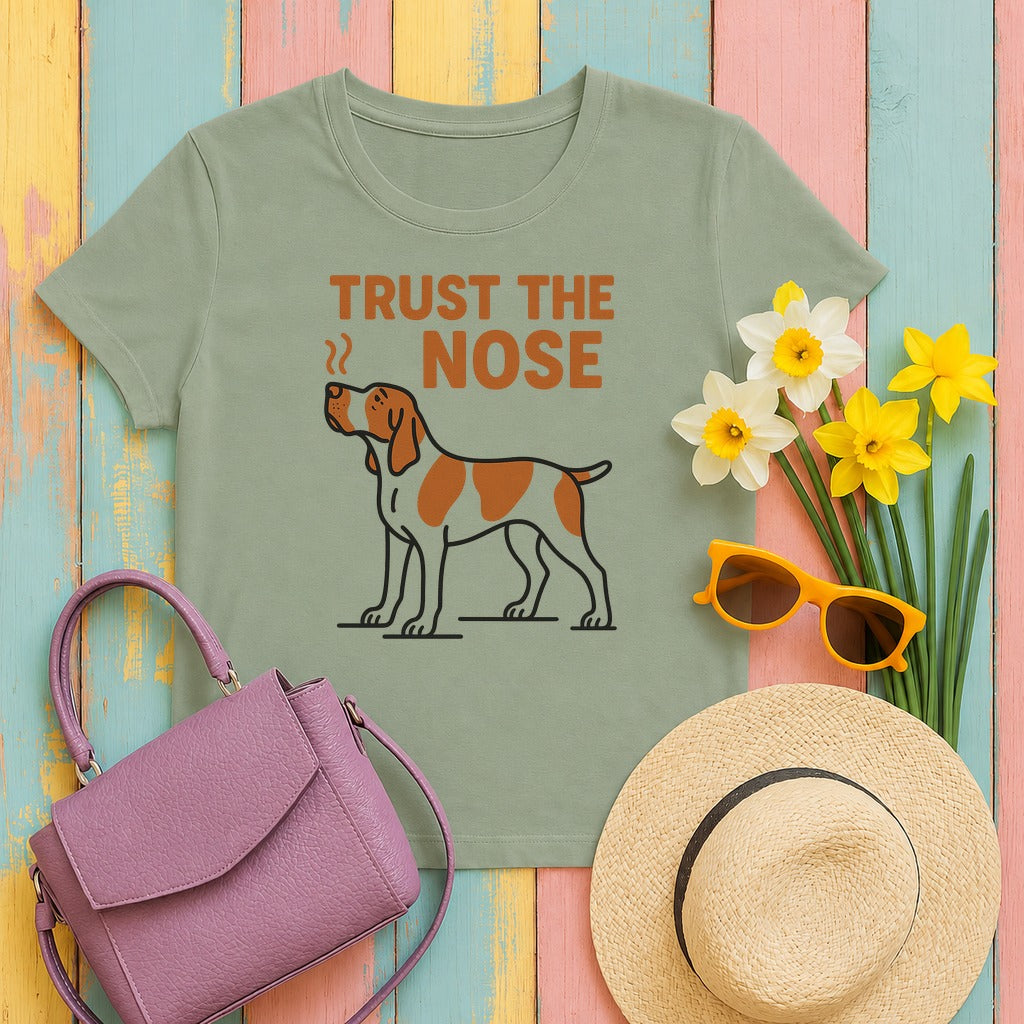 Bracco Italiano Trust the Nose Tee in Sage