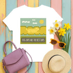 Dog Days Are The Best Days Yellow Lab T-Shirt T-shirt