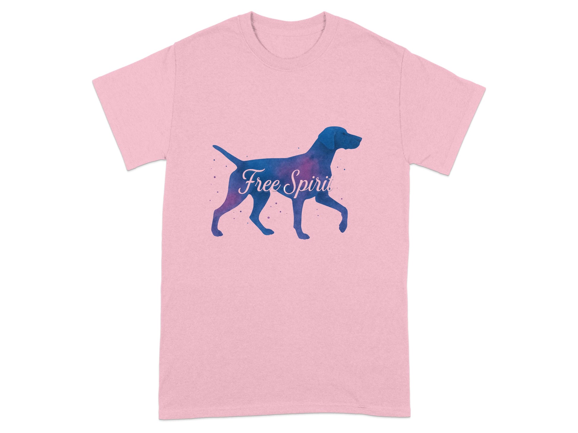 Free Spirit Dog Design Graphic T-Shirt product type