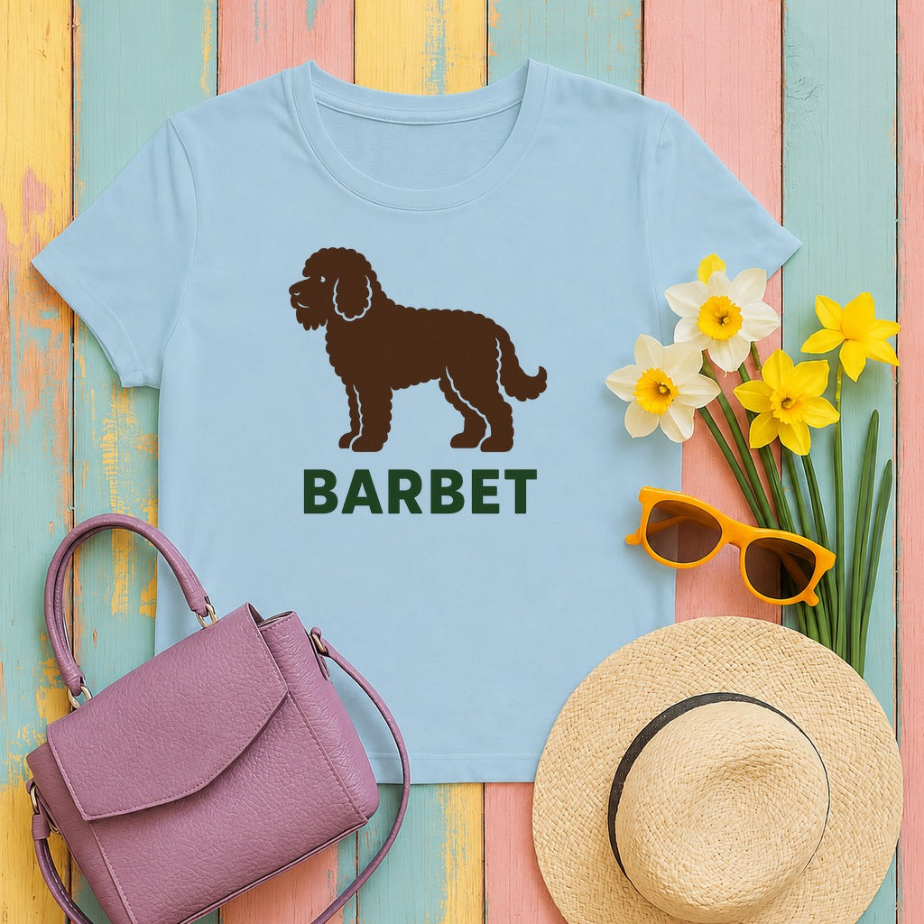 Barbet Silhouette Tee in Light Blue
