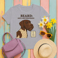 GWP Beard 100% Distinguished Tee in Athletic Heather