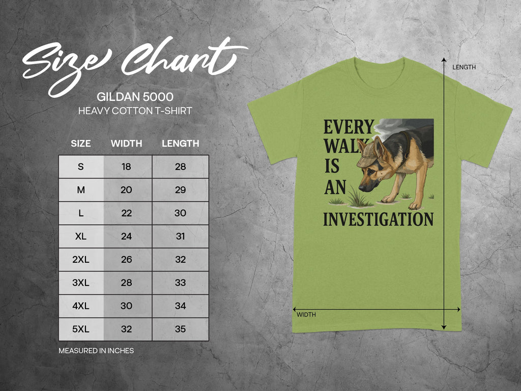Every Walk Is An Investigation T-Shirt