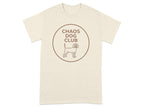 T-shirt with "Chaos Dog Club" text and a beagle illustration.