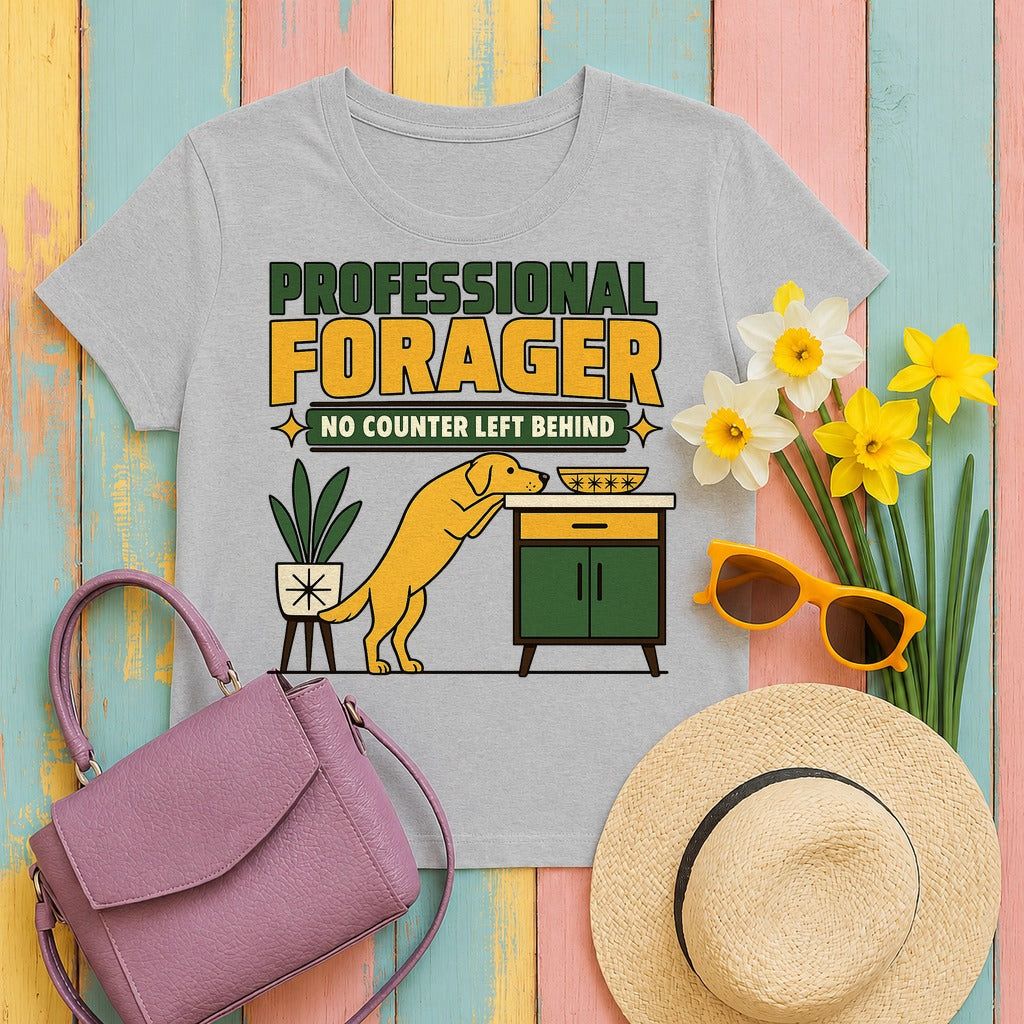 Professional Forager Labrador Retriever T-shirt in Sport Grey