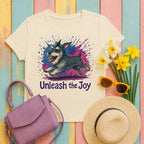 Unleash the Joy Schnauzer Art t-shirt
