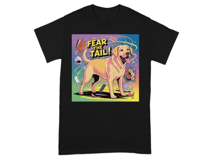 Fear the Tail Colorful Graphic Dog T-Shirt product