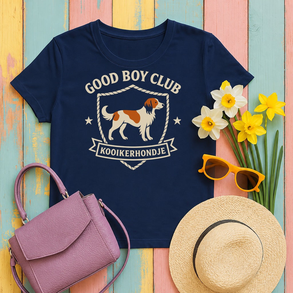 Kooikerhondje Good Boy Club Tee flat lay hero