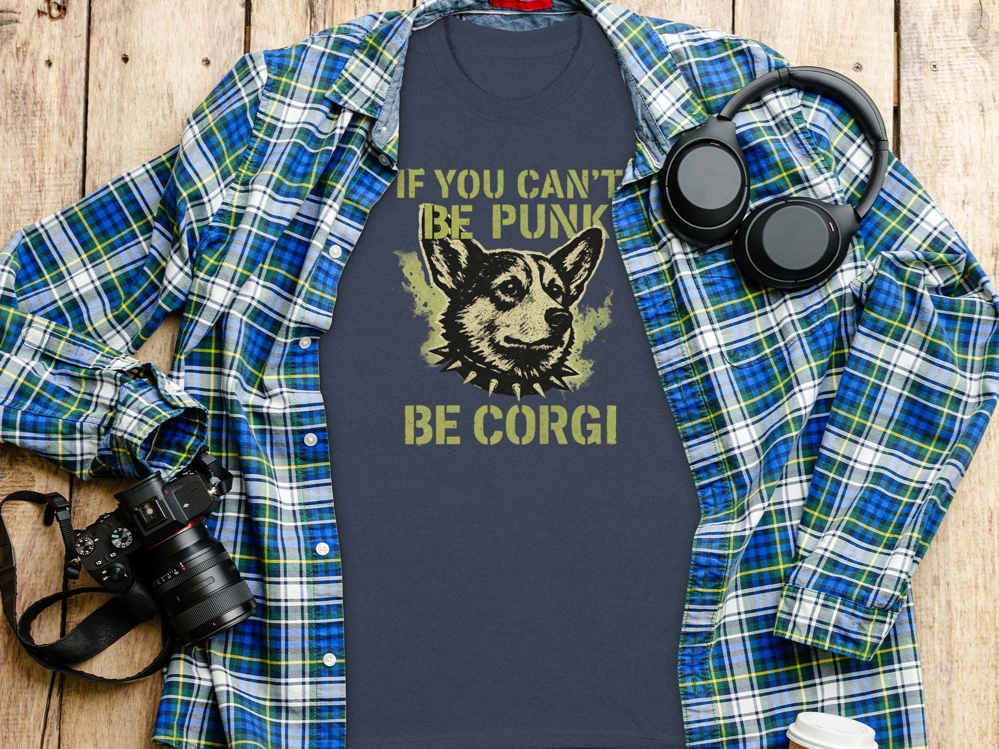 If You Can't Be Punk Be Corgi T-shirt