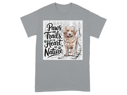 Paws on Trails Heart in Nature Graphic T-Shirt product type