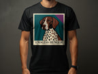 Black t-shirt with a dog illustration and the text "ENDLESS HUNGER".