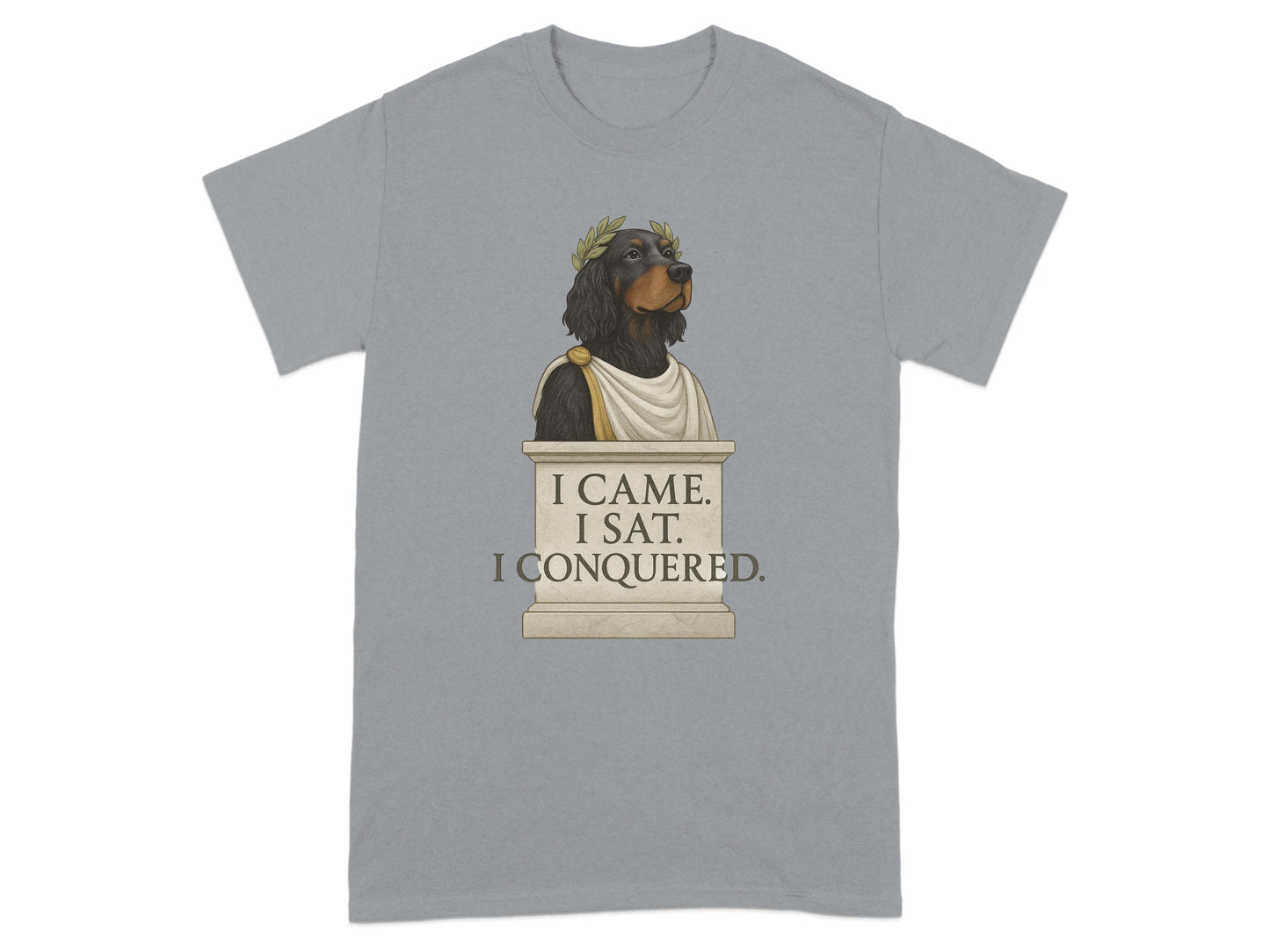 I Came I Sat I Conquered Dog Graphic Shirt product type