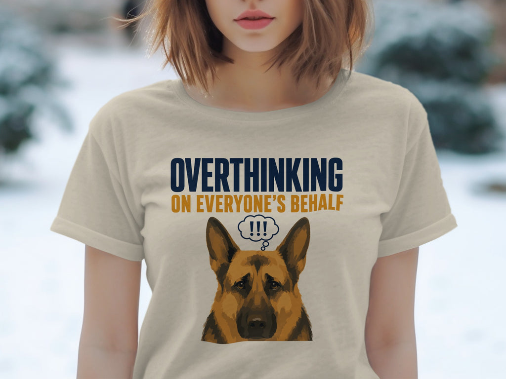 Overthinking German Shepherd T-Shirt