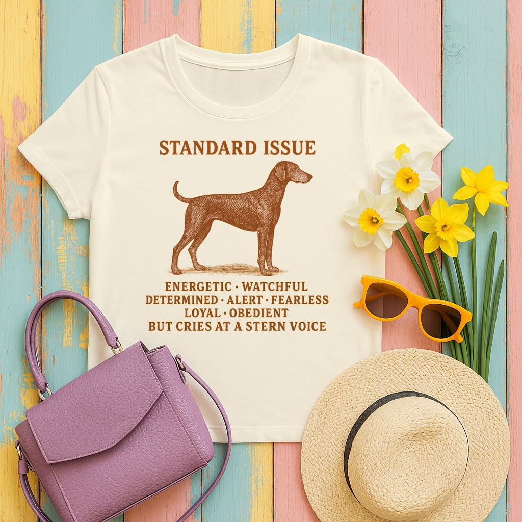 Doberman Standard Issue Tee in Natural