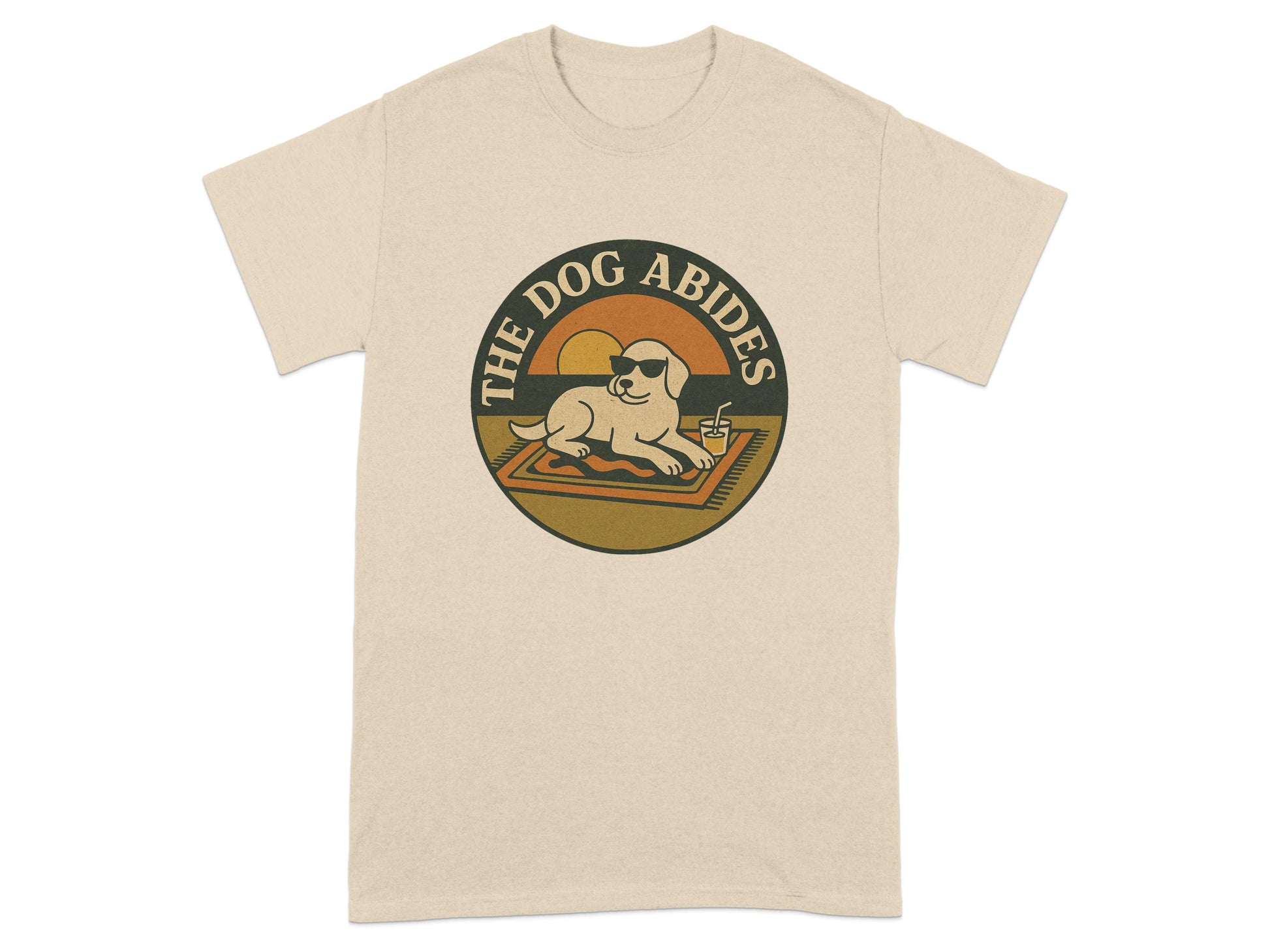The Dog Abides Fun Graphic Tee Unisex T-shirt product type