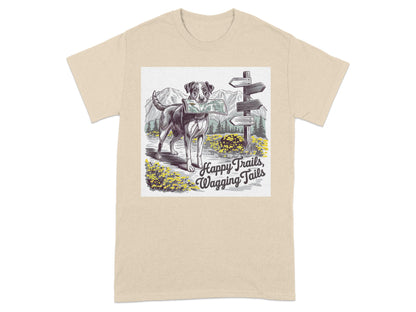 Happy Trails Wagging Tails Graphic T-shirt product