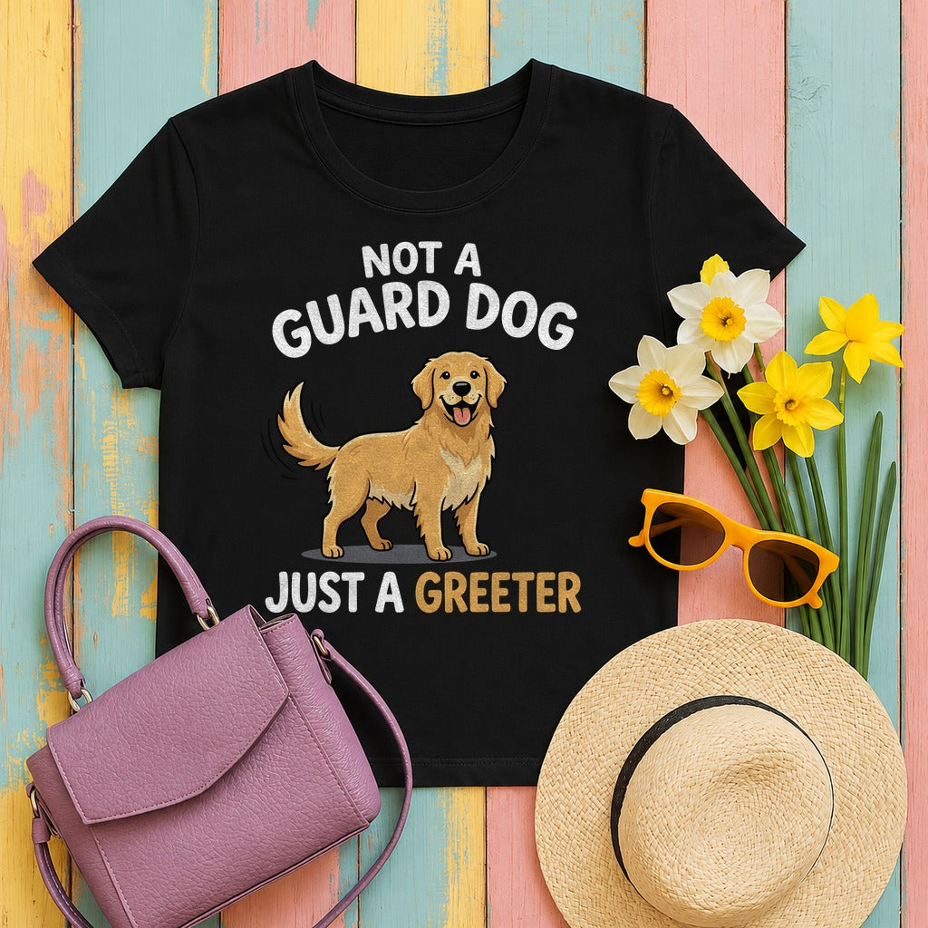 The Golden Greeter T-shirt in Black