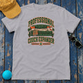 Professional Couch Expander Greyhound T-Shirt in Athletic Heather - flat lay