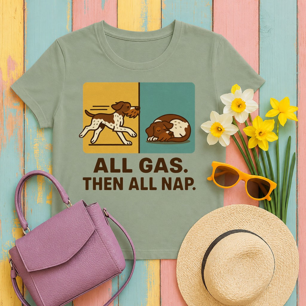GWP All Gas Then All Nap Tee in Sage