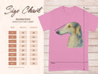 Pink T-Shirt with Illustrated Dog Graphic design product type
