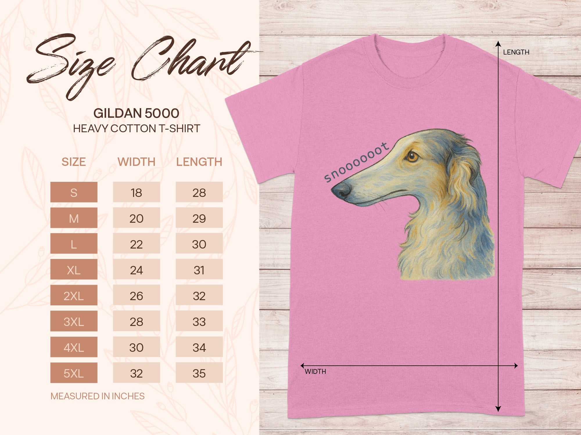 Pink T-Shirt with Illustrated Dog Graphic design product type