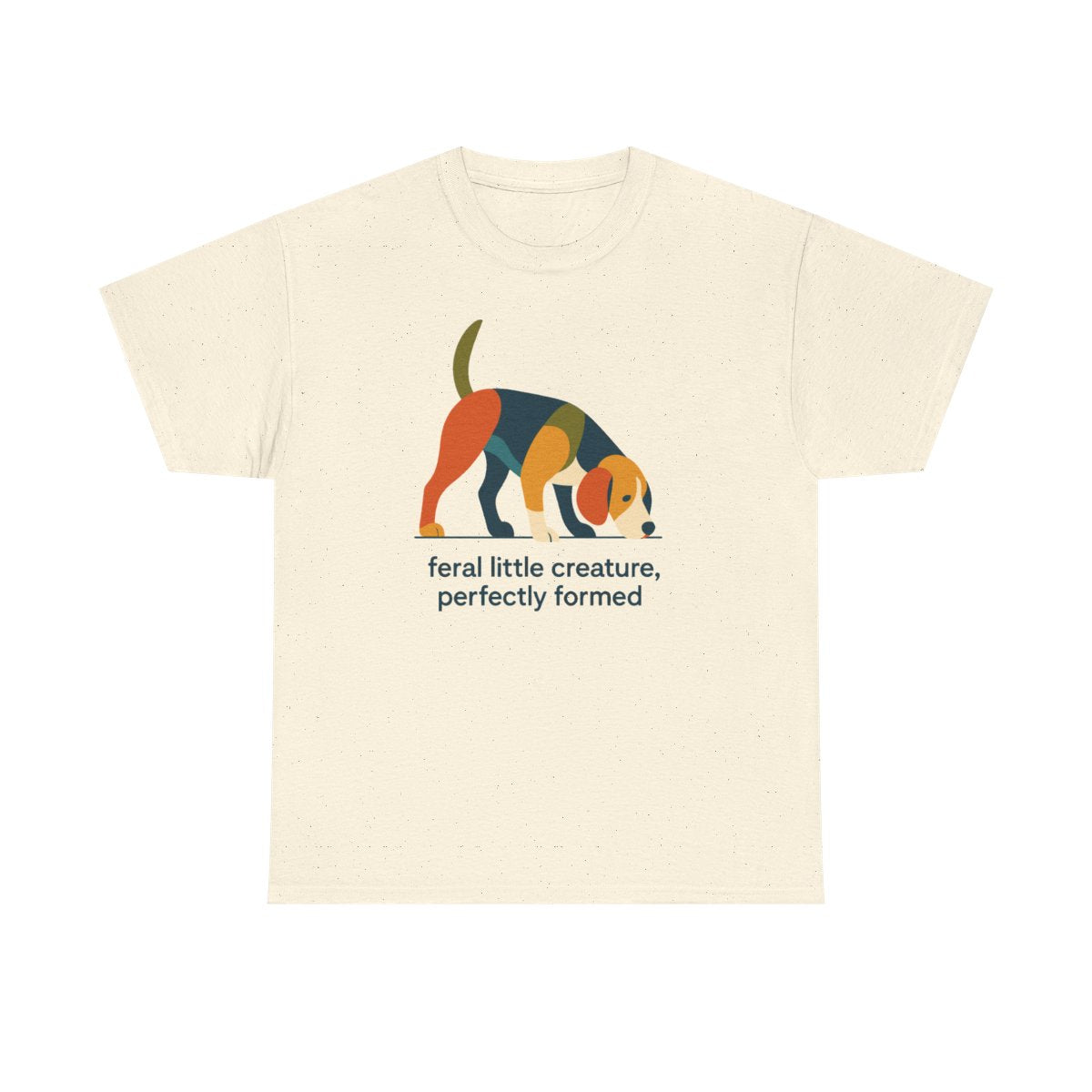 Feral Little Creature Sniffing Beagle T-Shirt