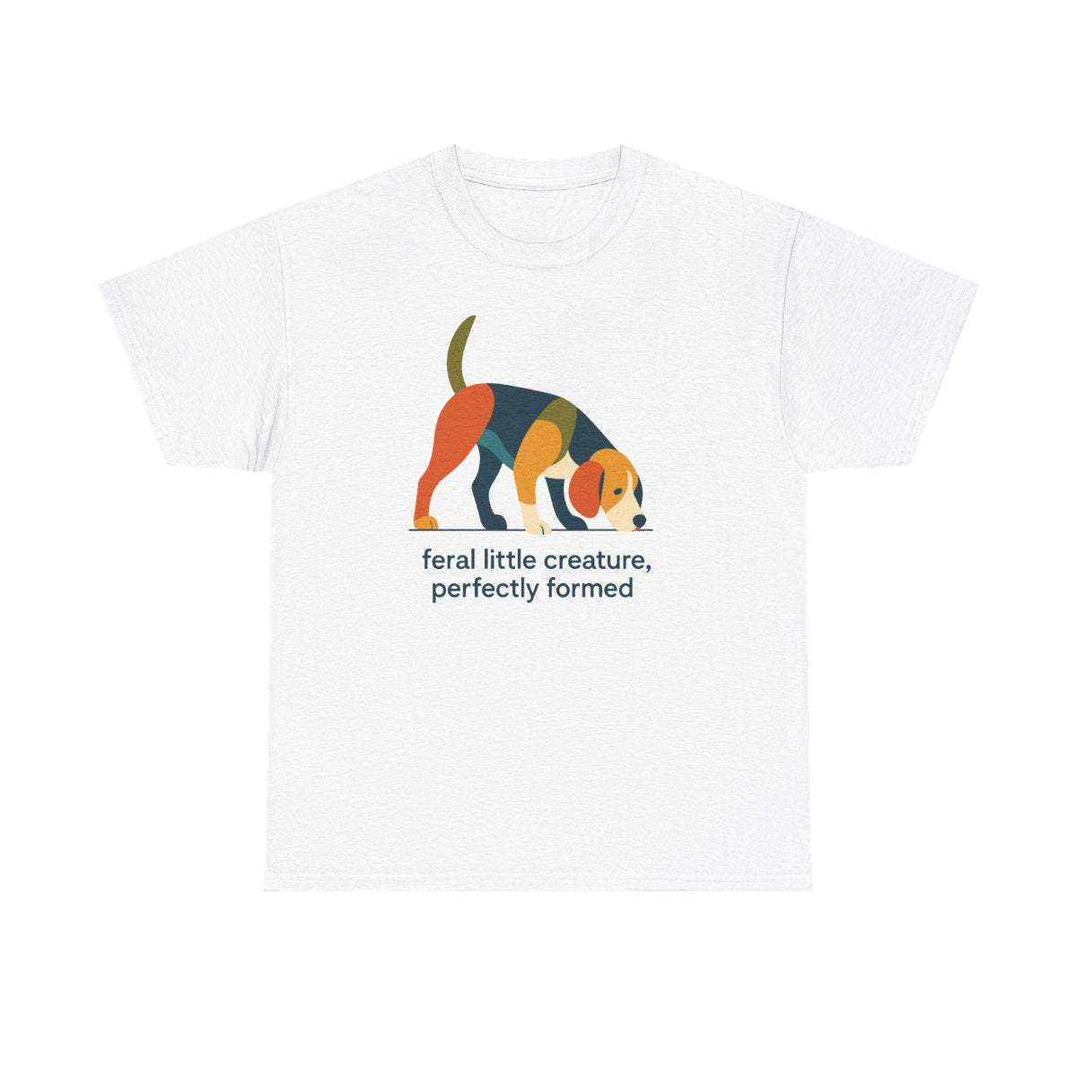 Feral Little Creature Sniffing Beagle T-Shirt