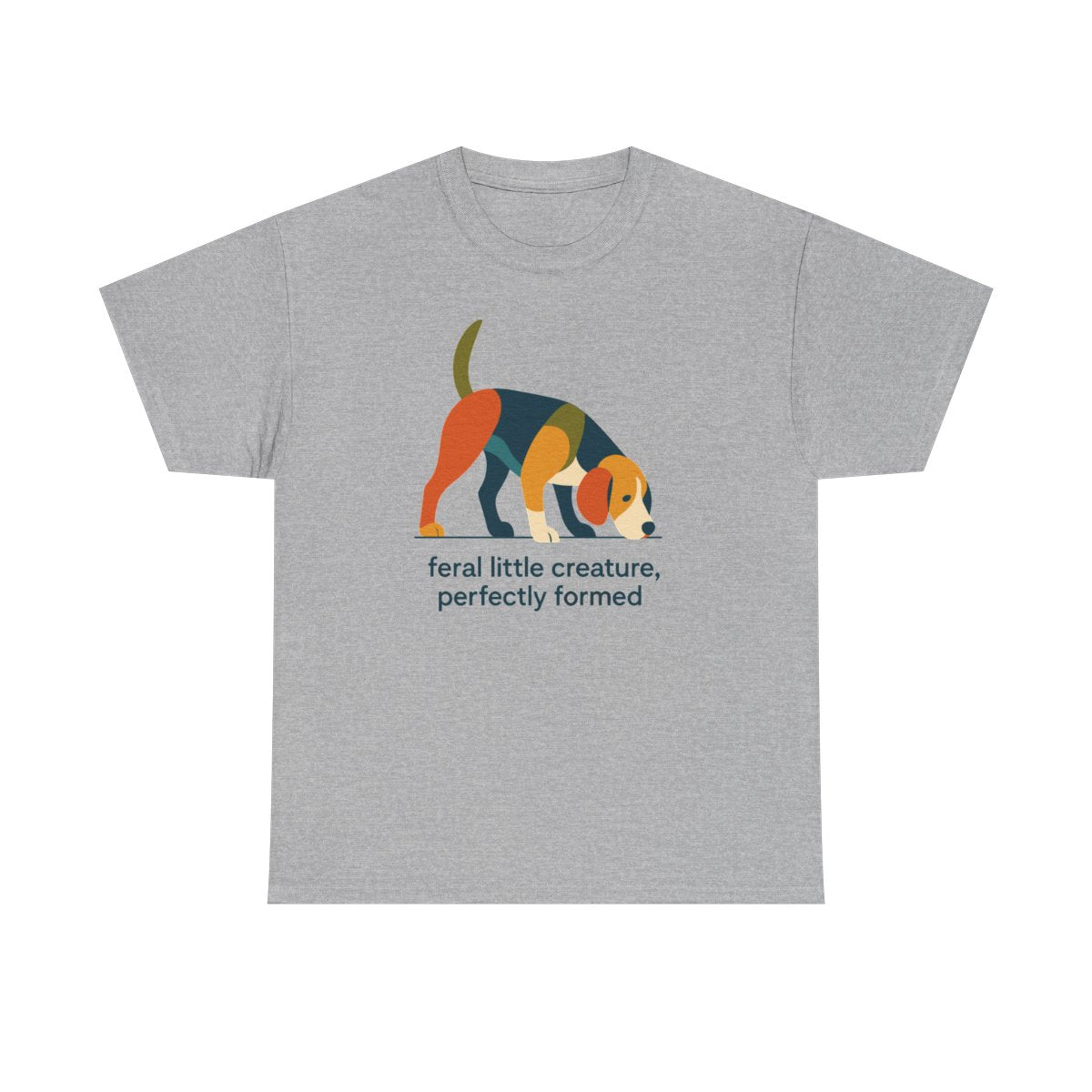 Feral Little Creature Sniffing Beagle T-Shirt