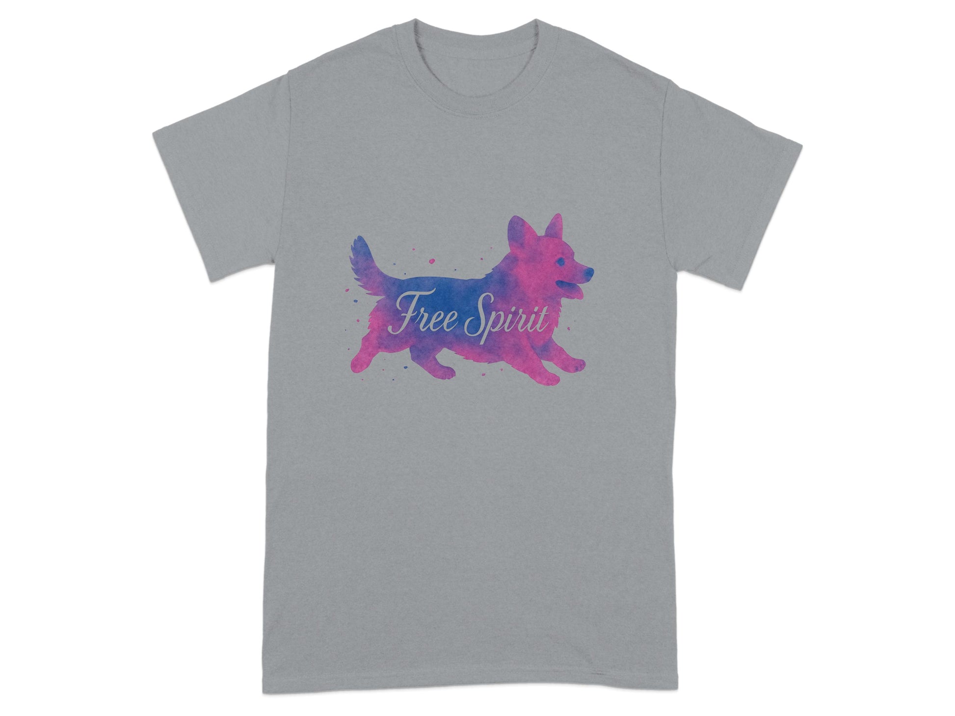 Free Spirit Dog Silhouette Graphic T-Shirt product