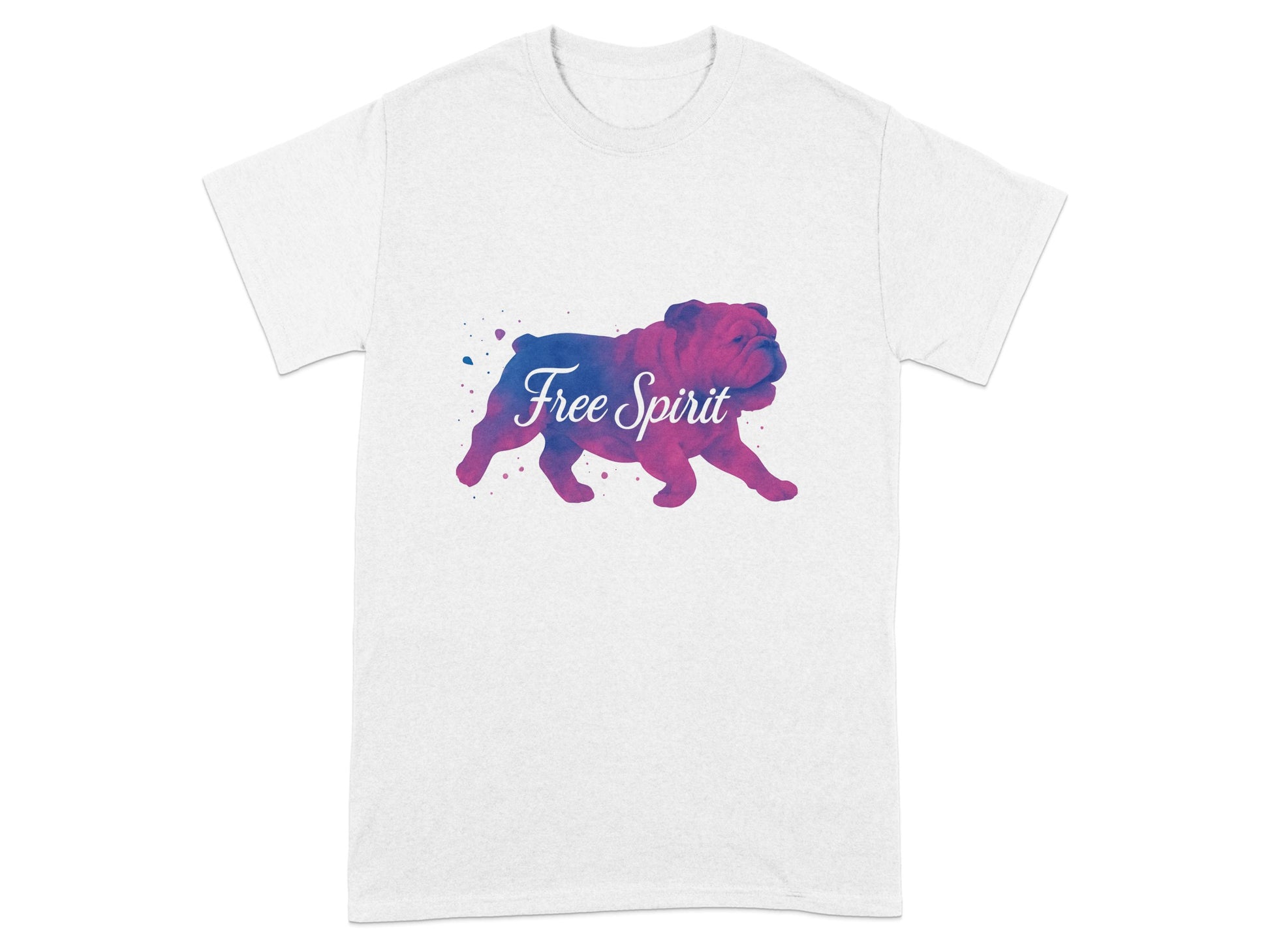 Free Spirit Bulldog Graphic Printed T-Shirt product