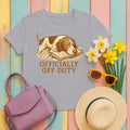 Pointer Officially Off Duty T-shirt in Athletic Heather