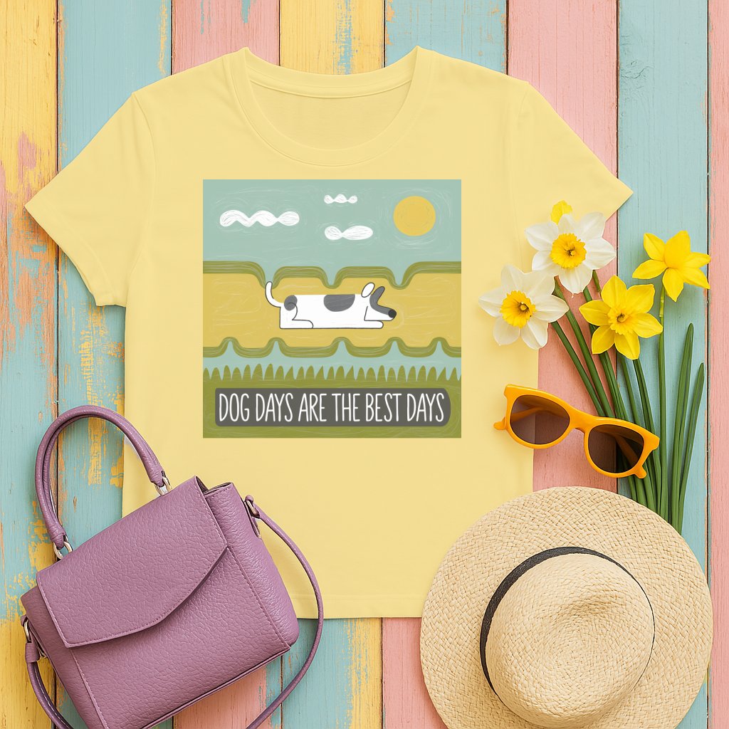 Dog Days Are The Best Days Graphic Tee product