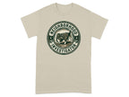 T-shirt with "Neighborhood Investigator" embroidered badge featuring a cartoon dog.